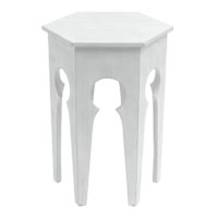 Found & Fable Paisley Hexagon Accent Table