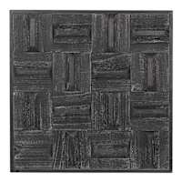 Crosby St. Black Wood Wall Panel, 22"