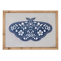 Honeybloom Metal & Wood Moth Wall D&eacute;cor, 26x18