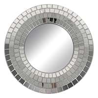 Disco Round Mirror Wall Art, 14"