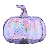 Hey Boo! Purple Iridescent Pumpkin