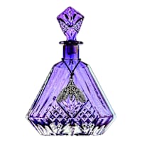 Spellbound Purple Glass Bottle Decor, 7"
