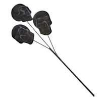 Black Skull Pick, 12"
