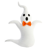 Happy Haunting LED White Fabric Ghost Decor, 25"