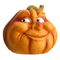 Grim Gardens Emoji Pumpkin, 10"