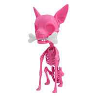 Hey Boo! Pink Skeleton Dog, 15"