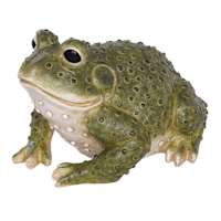 Grim Garden Green Toad, 15"