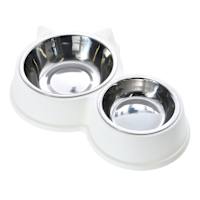 2-Sided Feeding Bowl with Food Storage