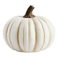 5In White Resin Pumpkin