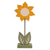 Homespun Harvest Yellow Flower Table Decor, 9.5"