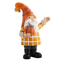 Homespun Harvest Gnome Holding Pumpkin, 6.7"