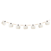 Pumpkin Garland with Beads, 72"