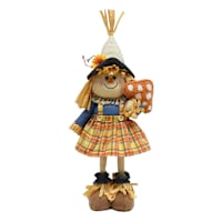 Standing Scarecrow with Mushroom, 18"