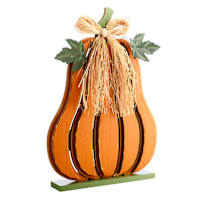 Homespun Harvest Pumpkin Tabletop Decor, 19"