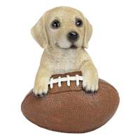 Homespun Harvest Puppy on Football, 7"