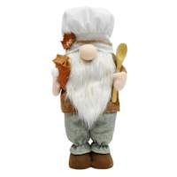 Homespun Harvest Standing Gnome Chef, 16.5"