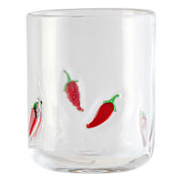 Clear Chili Pepper Icon Glass, 17.25oz