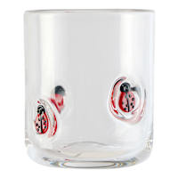 Clear Ladybug Icon Glass, 17.25oz