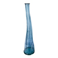 Blue Everest Spanish Glass Vase, 39"
