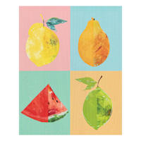 Electric Fruit Wall Art, 16x20