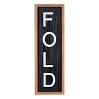 Fold Wooden Wall Décor, 5x16