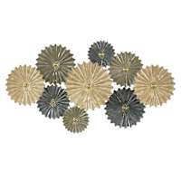 Abstract Metal Wall Decor, 46x25
