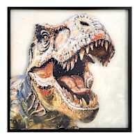 Tyrannosaurus Rex LED Wall Art, 30"