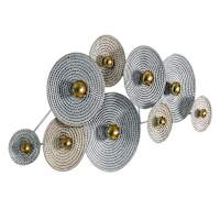 Abstract Metal Wall Décor, 43x21