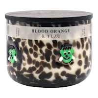 Blood Orange & Yuzu Scented Monster Icon Jar Candle, 12oz