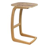 Crosby St. Colt Pull-Up Table, Burl Wood Finish