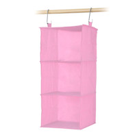 3-Piece Hanging Organizer Set, Pink