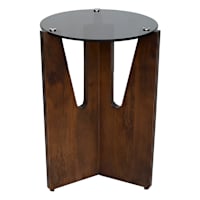 Crosby St. Liam Acacia Wooden Accent Table