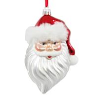 Classic Christmas Santa Ornament, 5"