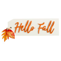 Homespun Harvest Hell Fall Table Decor, 9.5"