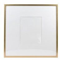 25" Gold Matted to 11x14 Wall Frame