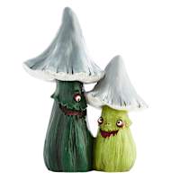 Grim Garden Halloween Mushroom Decor, 11.75"