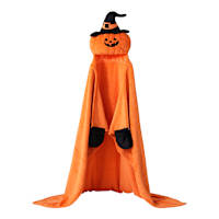 Hooded Pumpkin Throw Blanket
