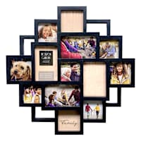 13-Opening Black Collage Wall Frame, 20"