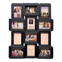 12-Opening 4x6 Black Collage Wall Frame, 27x21