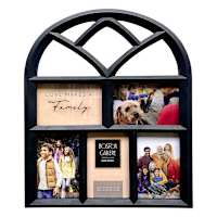 5-Opening Black Arch Collage Wall Frame, 17x14