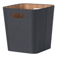 Black Sage & Wood Storage Bin, 14l
