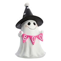 Hey Boo! Ghost with Banner, 12"
