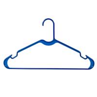 10-Pack Tubular Hanger, Navy Blue