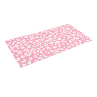 Leopard Pink Desk Pad, 31X15.5