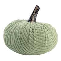 Green Corduroy Pumpkin, 4"