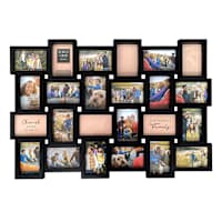 24-Opening Black Collage Wall Frame, 33x23