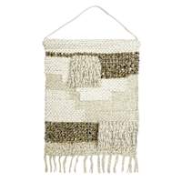 Found & Fable Sequin Macrame Wall Art, 16x22