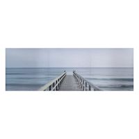 Peaceful Pier Canvas Wall Art, 36x12