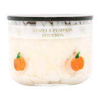 Vanilla Pumpkin Bourbon Scented Pumpkin Icon Jar Candle, 12oz