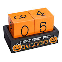 Happy Haunting Halloween Countdown Table Decor, 4"
